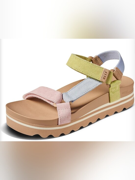Reef Shoes - NEW! REEF Platform Sport Sandals in Pastel Mult sz 7 NWT